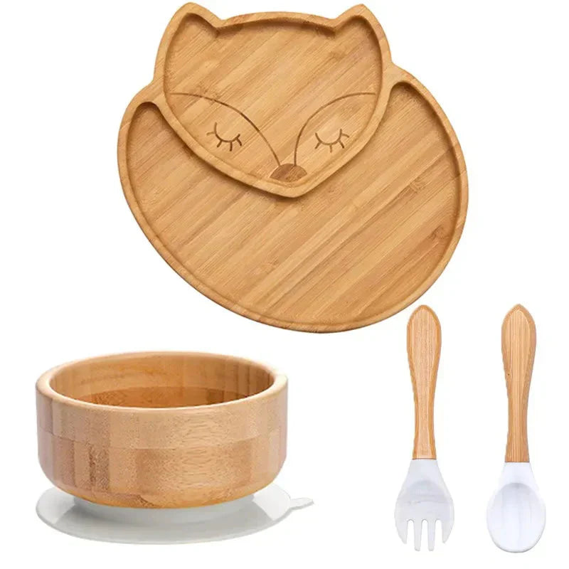 Kinderservies Set met Zuignap - EcoFeast