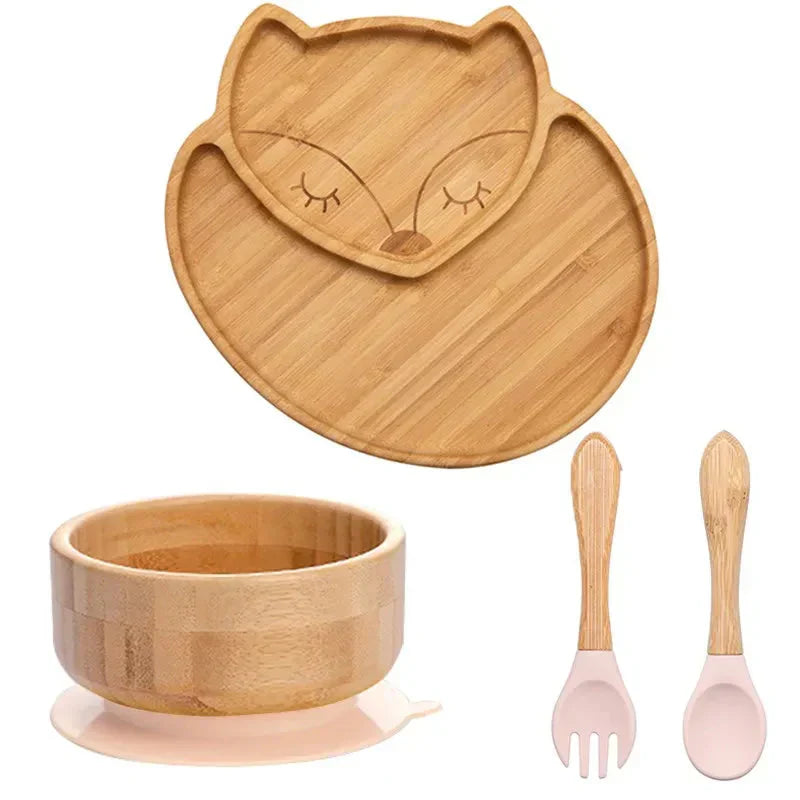 Kinderservies Set met Zuignap - EcoFeast