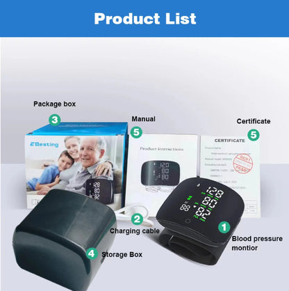 Digitale Pols Bloeddrukmeter met LCD-display – PulseTrack