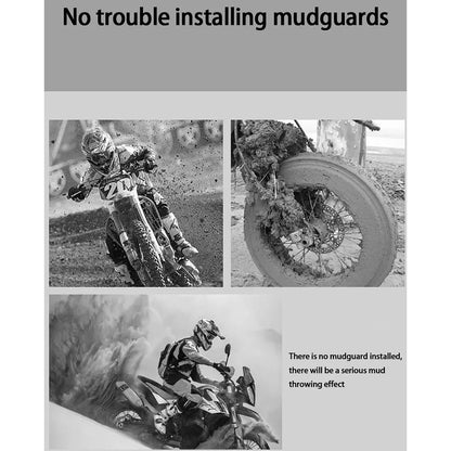 Universeel motorachterspatbord met reflector – RoadGuard