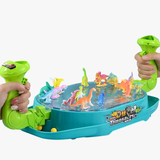Katapultplezier DinoShot – behendigheidsspel voor twee met educatieve waarde