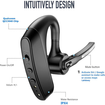 Ruisonderdrukkende Bluetooth-headset met dubbele microfoons – Orivo