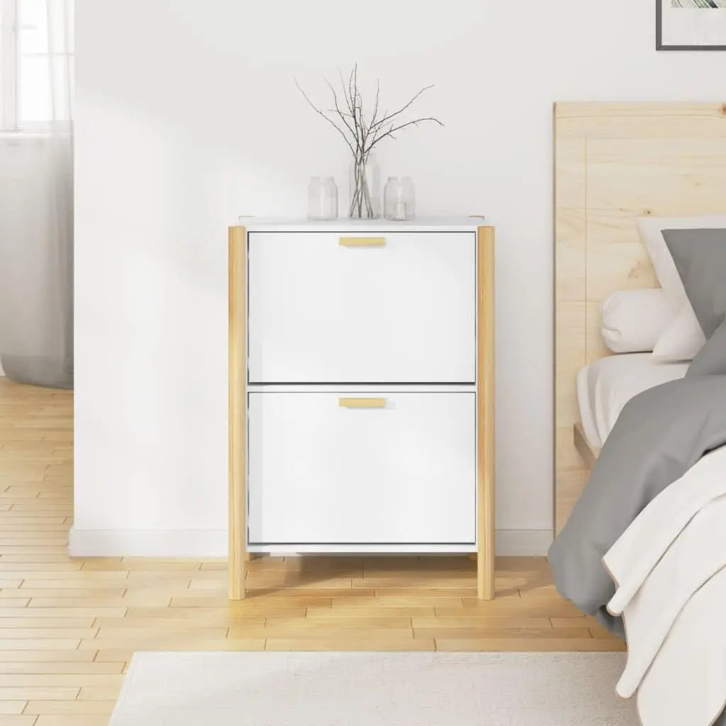 Slim Dressoir voor Schoenen met Deuren 57,5 × 33 × 80 cm – TidyStep