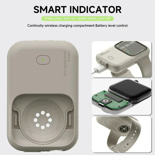 Draagbare Draadloze Oplader voor Apple Watch – WatchCharge (1+1 GRATIS)