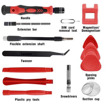 115-in-1 Precisie Schroevendraaierset met Magnetische Reparatietools – ProFix