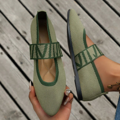 Stijlvolle dames zomerschoenen met spitse neus - Lina