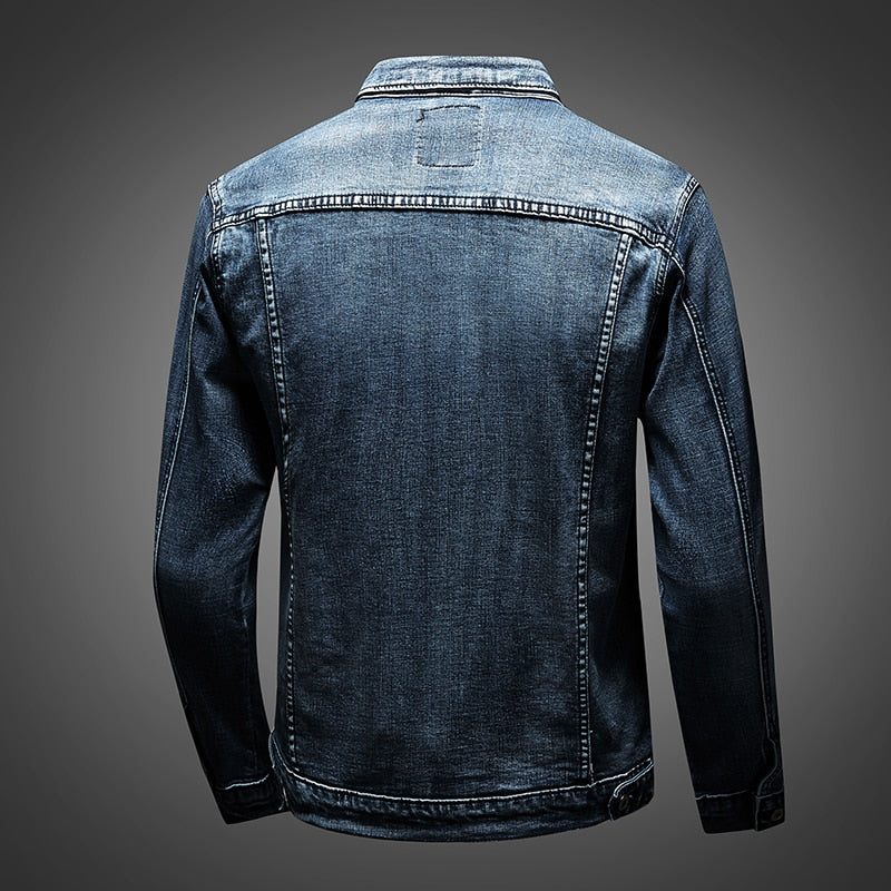 Tijdloze Heren Denim Jas - Viggo