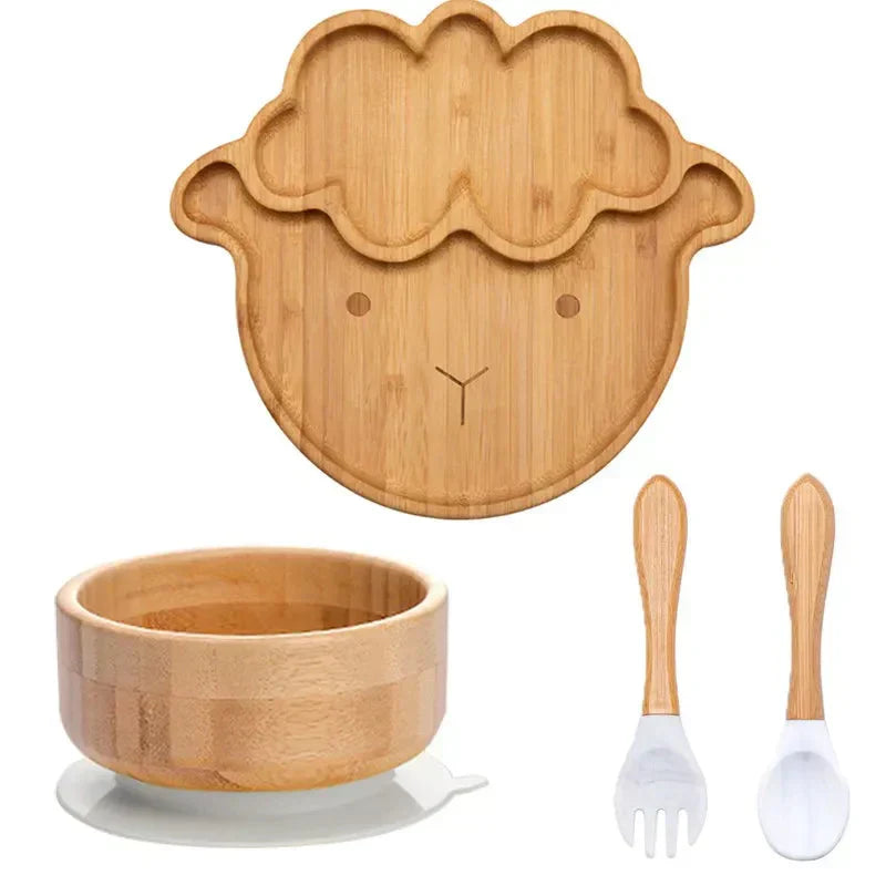Kinderservies Set met Zuignap - EcoFeast
