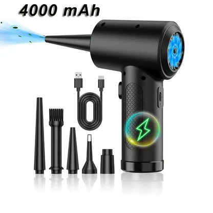 Draadloze luchtblazer met 51.000RPM motor & LED-licht – JetSweep