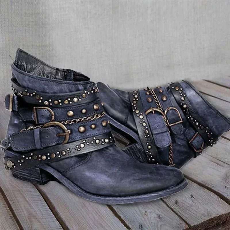 Vintage Slip-On Dameslaarzen - Nora
