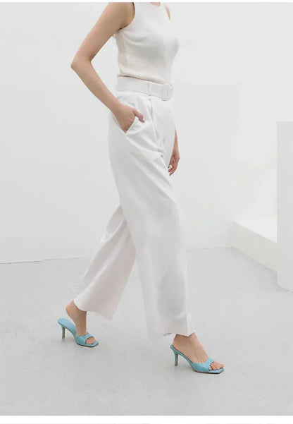 Open hak-mules voor dames - Mirella