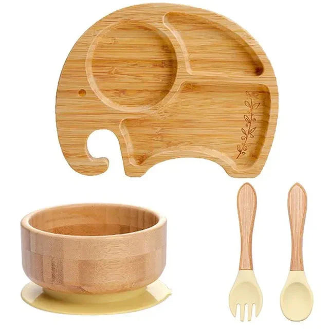 Kinderservies Set met Zuignap - EcoFeast