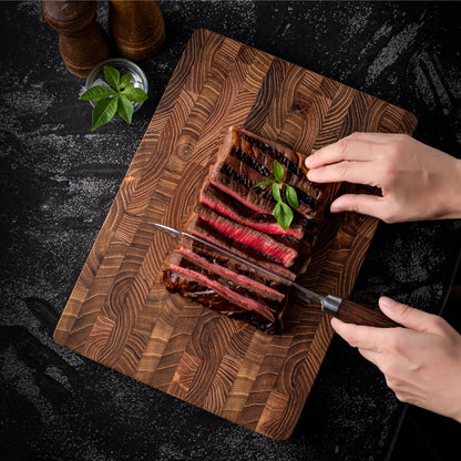 Luxe Dikke Teakhouten Snijplank - ChefTeak