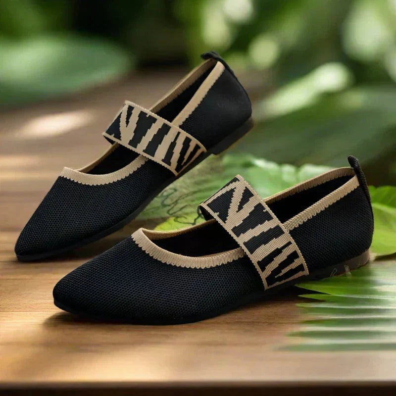 Stijlvolle dames zomerschoenen met spitse neus - Lina