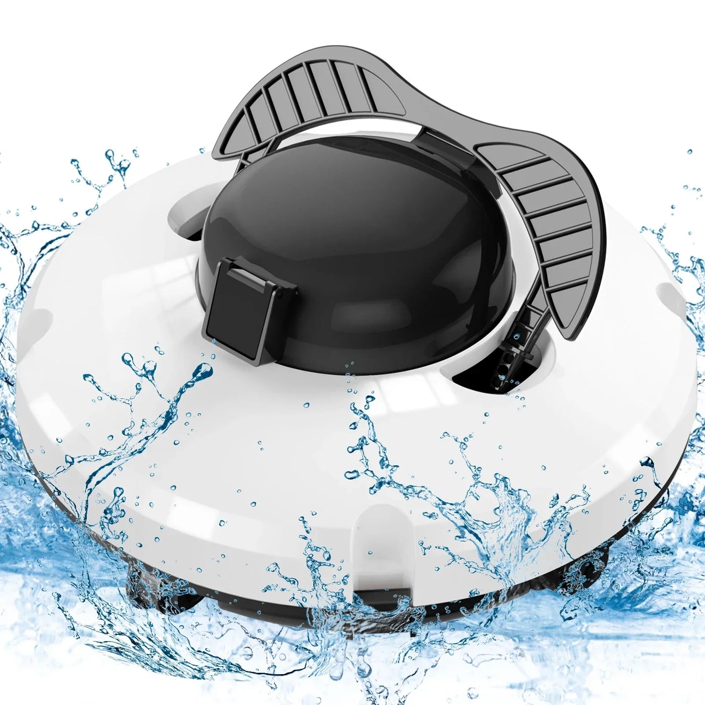 Draadloze Robotic Zwembadschoonmaker IPX8 Waterdicht Dubbele Motor 120-Minuten Loopduur – AquaMate