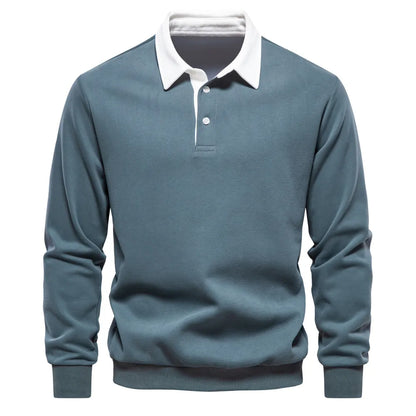 Heren Polo Trui met Lange Mouwen - Rafael