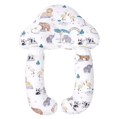 Ergonomisch katoenen babykussen voor een veilige en comfortabele slaap.