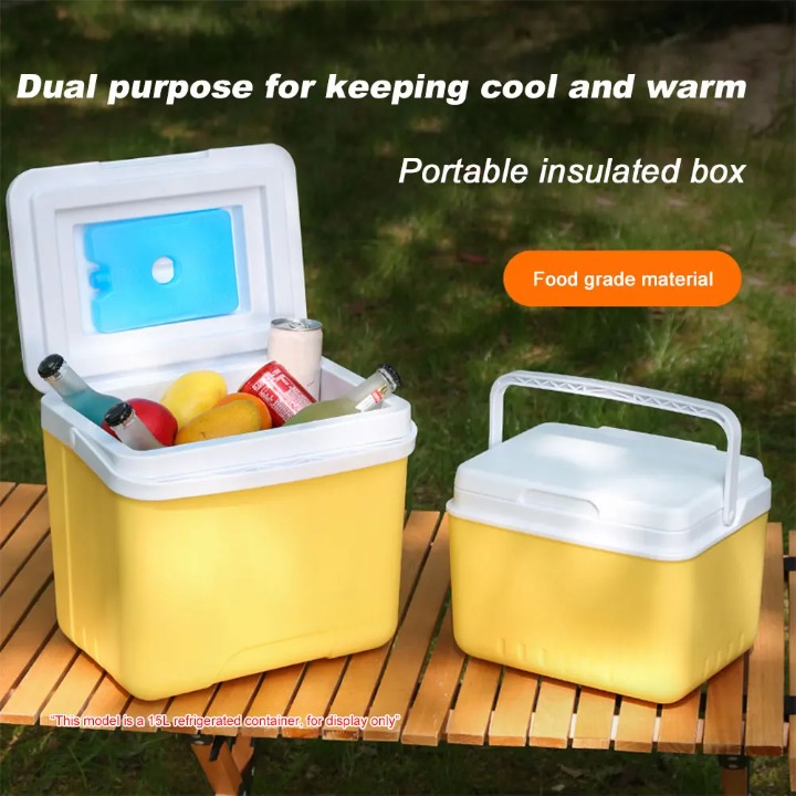 6L Draagbare Kampeerk koelbox met Multi-Level Isolatie – Dalen