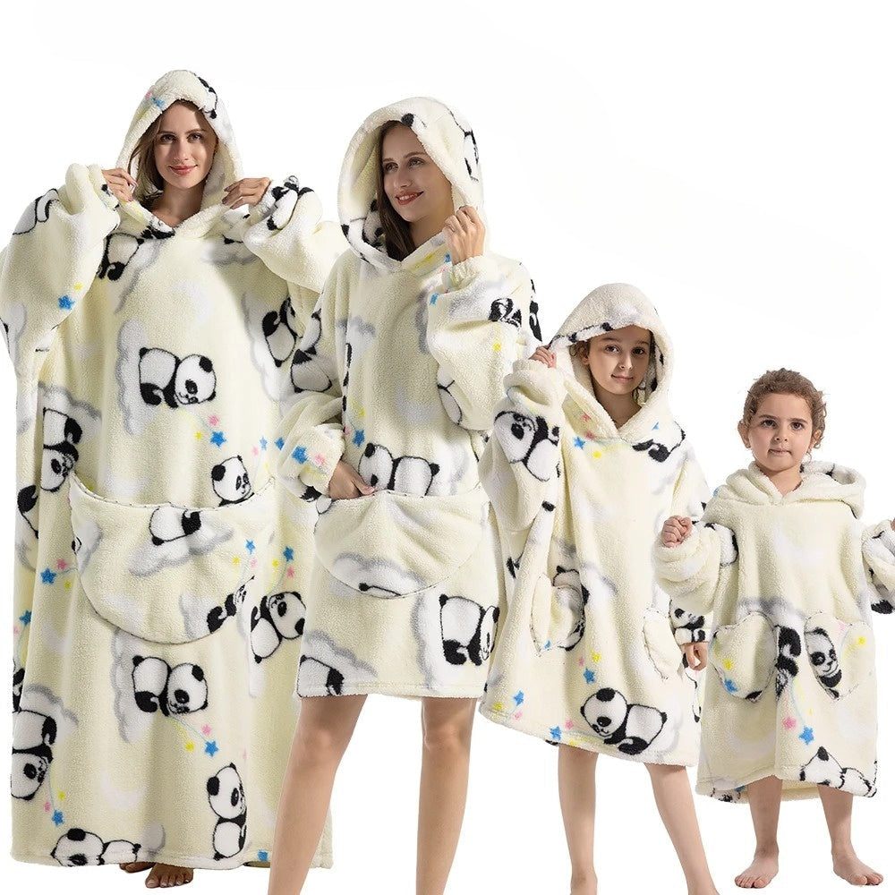 Hoodie-Deken voor Herfst Gezelligheid – SpookySnuggle