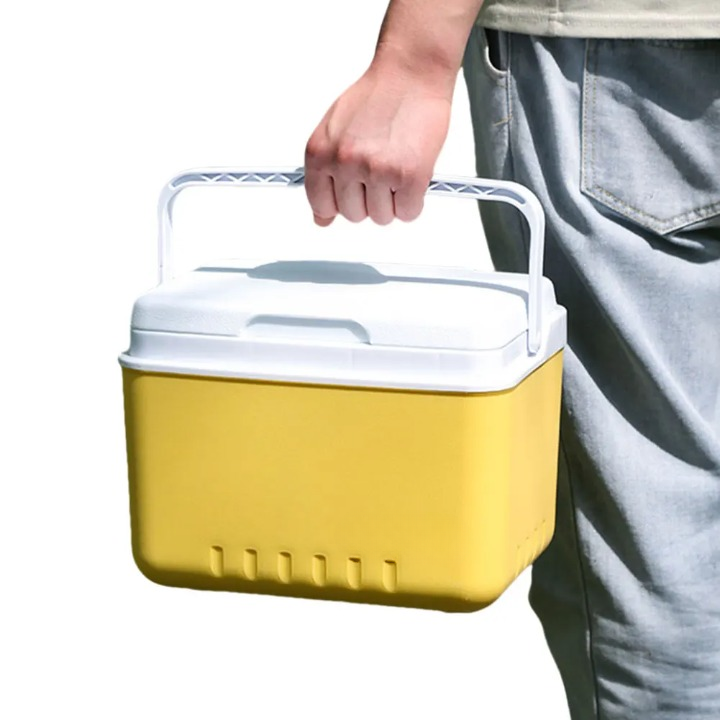6L Draagbare Kampeerk koelbox met Multi-Level Isolatie – Dalen