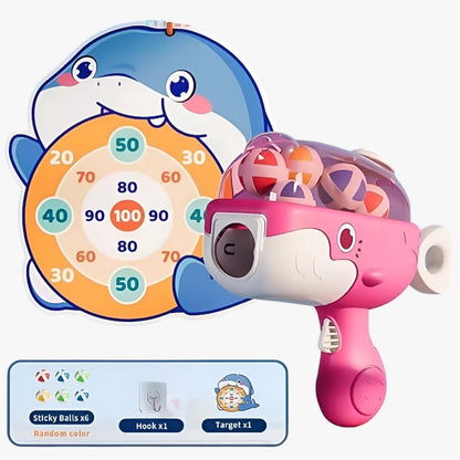 KlebeBall-Set Walvis – Veilig schietplezier voor kinderen binnen en buiten