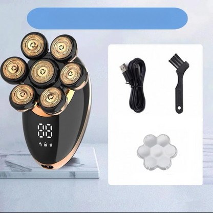 7D Zwevende Elektrische Scheermes met 5-in-1 Verzorgingskit & Waterdicht Ontwerp – FlexEdge