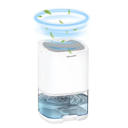 1000 ml Draagbare 2-in-1 Luchtontvochtiger met Luchtfilter & Nachtlampje – Aveline