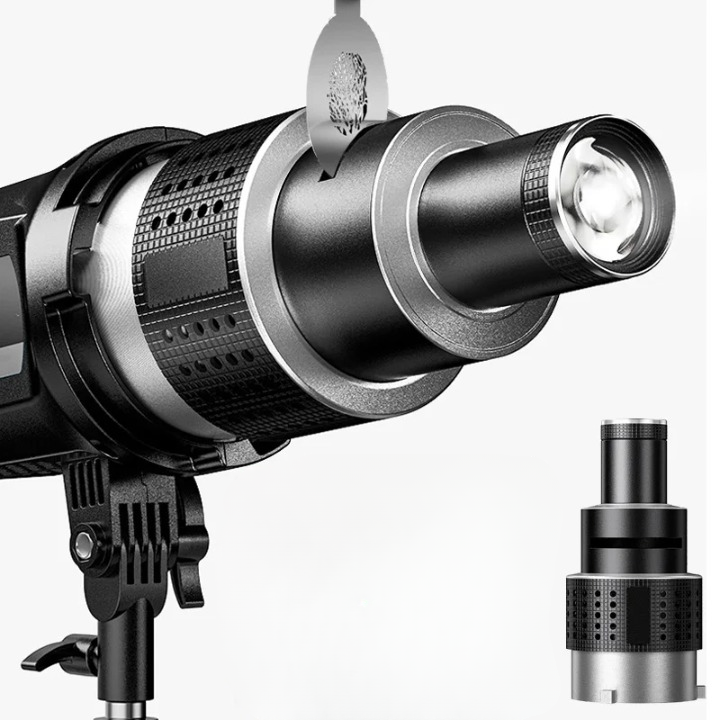 Optische spot-conuslenskit met 35 gobos en Bowens-bevestiging – Lumina