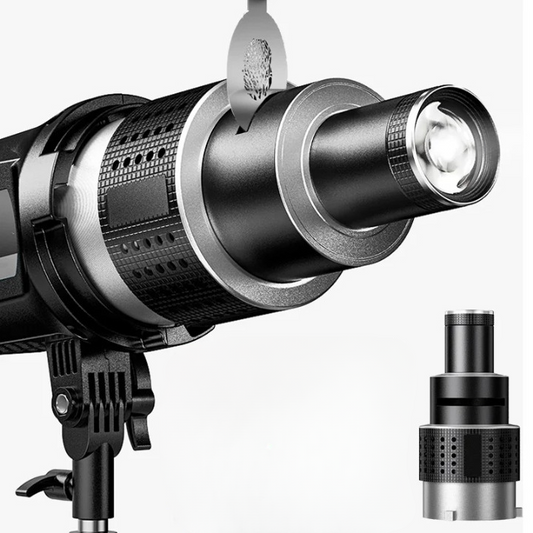 Optische spot-conuslenskit met 35 gobos en Bowens-bevestiging – Lumina
