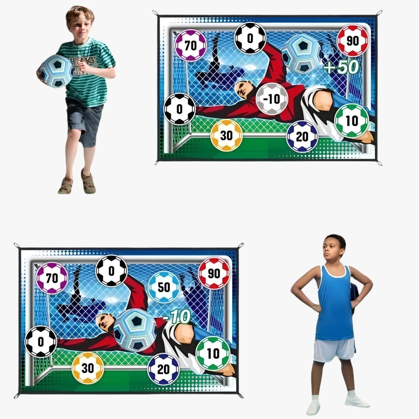 TorSpaß voetbalspeelmat – indoor- en outdooractie voor kinderen