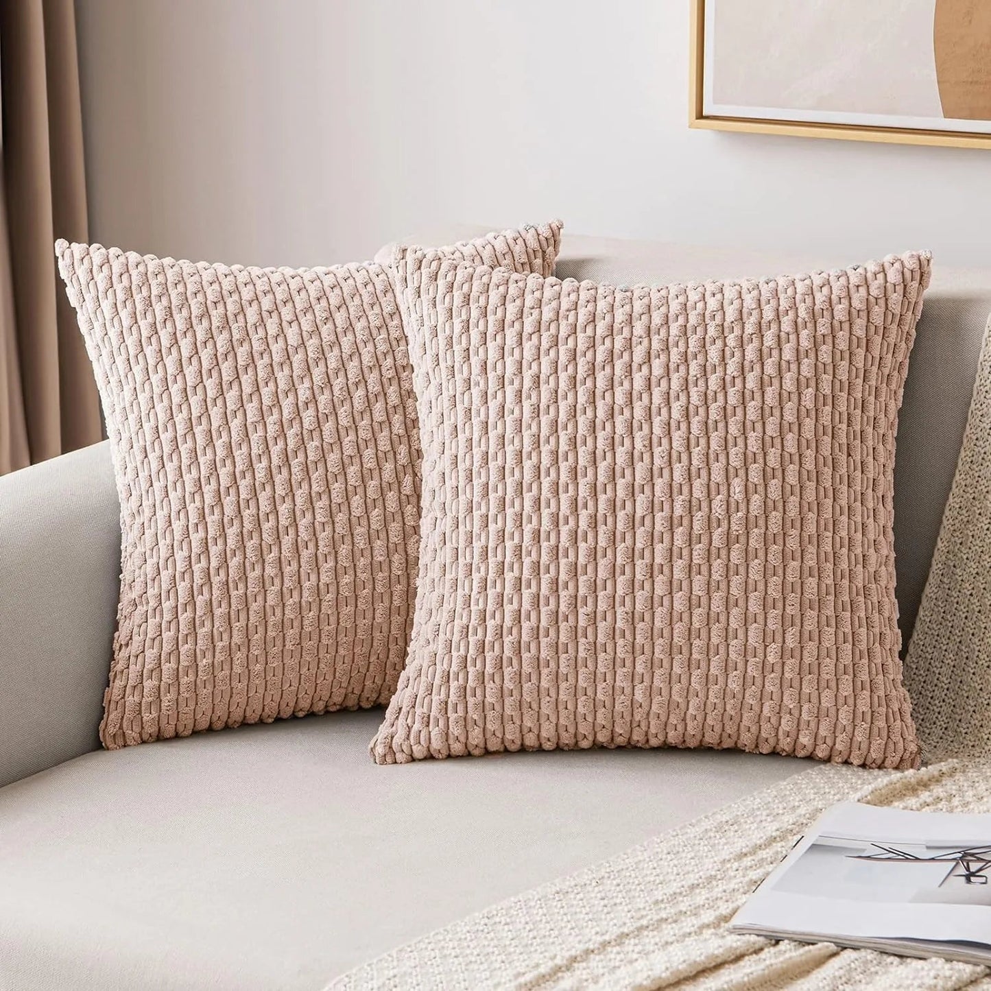 Corduroy Kussenhoezen met Boho-Stijl – Velvia