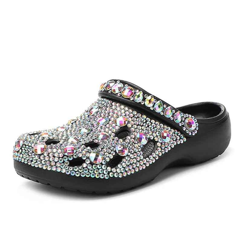 Kristalversierde Zomer Dames Slippers van EVA – Alviera