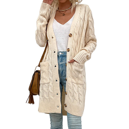 Gebreide dames cardigan met zakken – Noelle