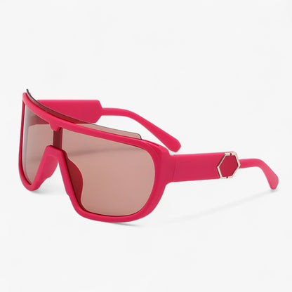 Oversized Monoblock Wraparound Zonnebril – Auron