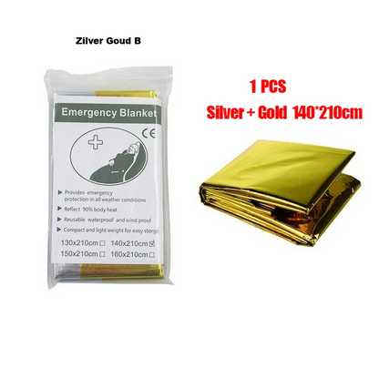 Multifunctionele Nooddeken en Isolatiedeken - ThermaShield Poncho