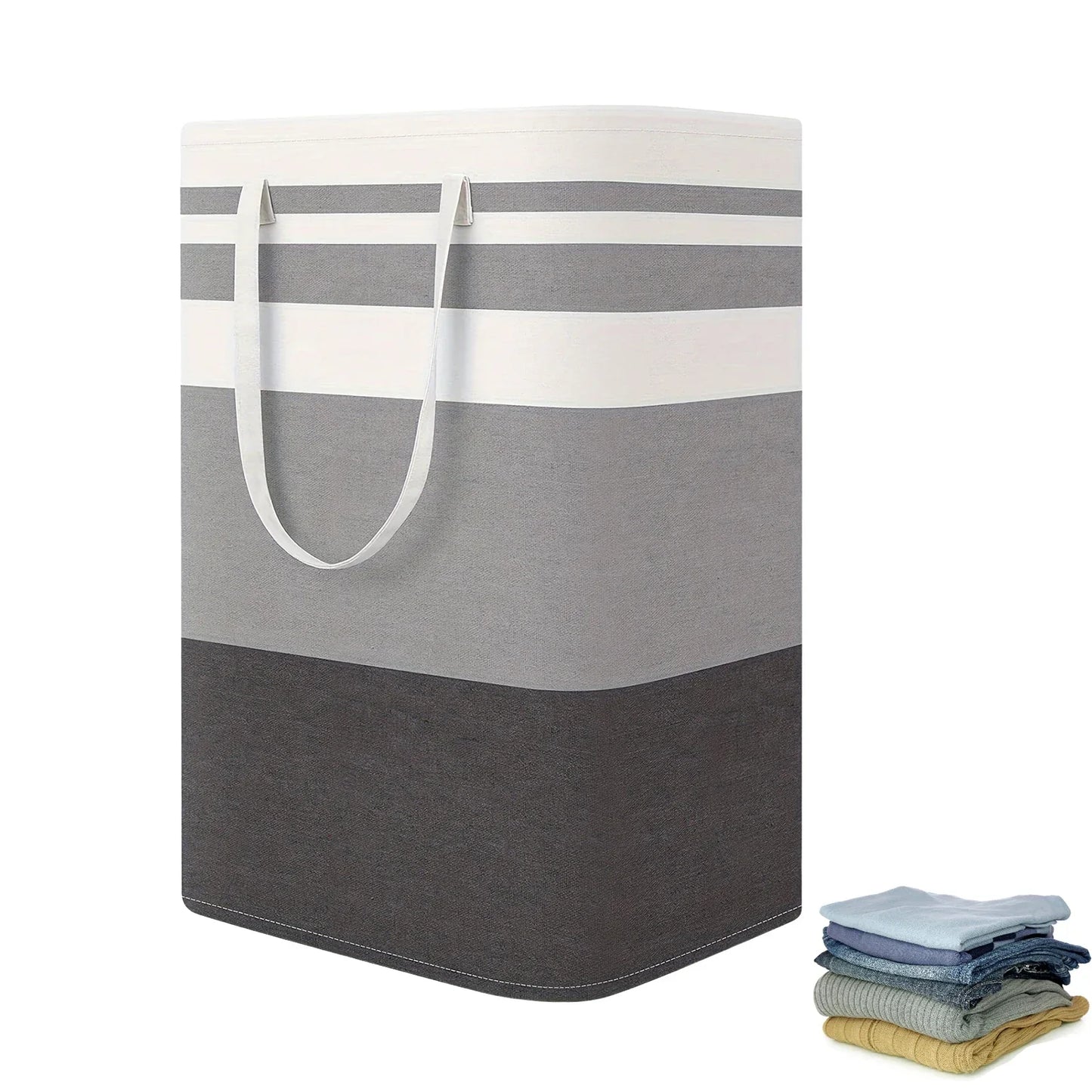 75L Grote Wasmand met Handvaten & Opvouwbaar Ontwerp – Solen