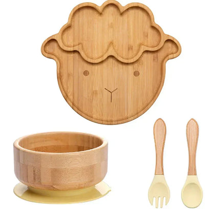 Kinderservies Set met Zuignap - EcoFeast
