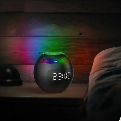 Multifunctionele Wekker – GlowBeep Speaker Clock