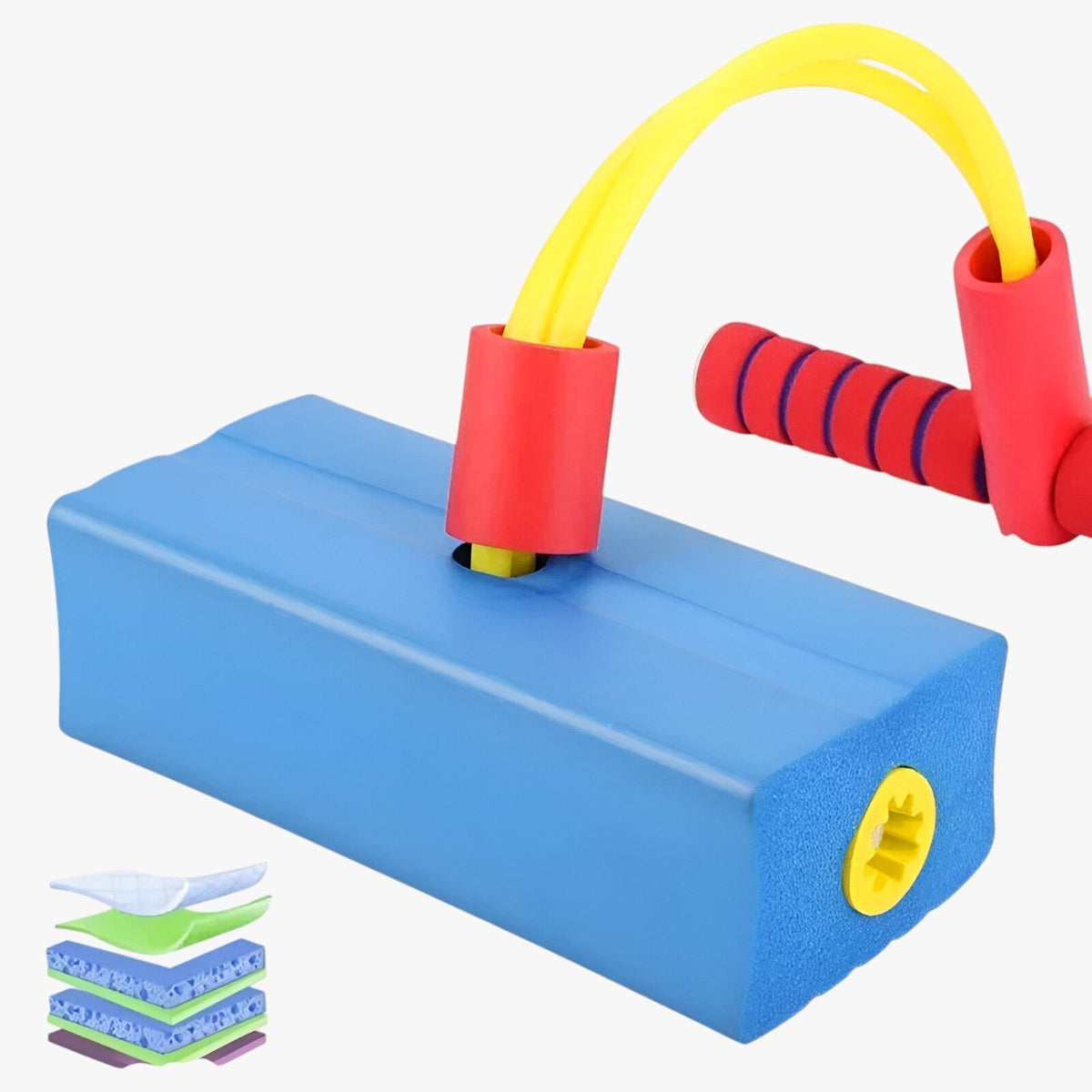 Vederlicht springspeelgoed voor kinderen – BounceStar Springblok