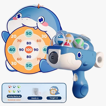KlebeBall-Set Walvis – Veilig schietplezier voor kinderen binnen en buiten