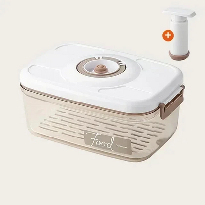 Voedsel Vacuüm Opslagdoos Transparante Container met Handpomp – FreshLock