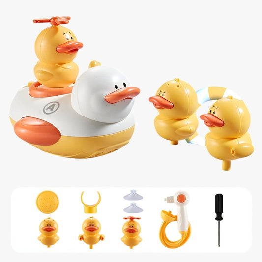 Waterplezier badeend met fontein – interactief badspeelgoed voor kinderen