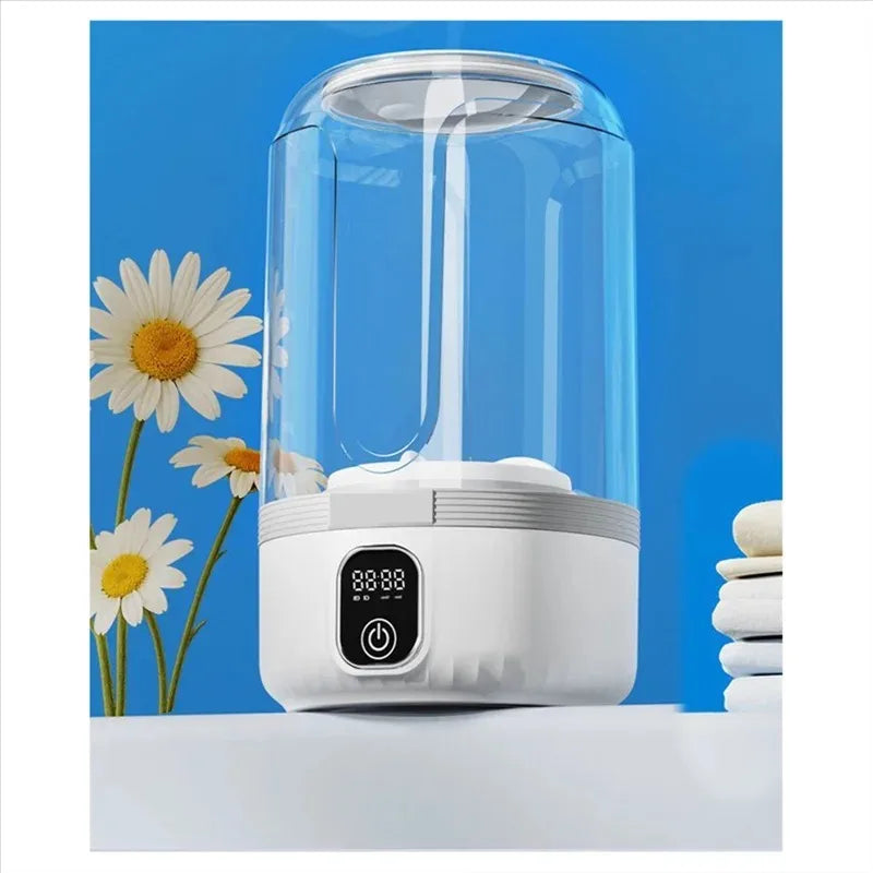 Draagbare Miniwasmachine met LED-display voor Reizen en Kleine Kledingstukken