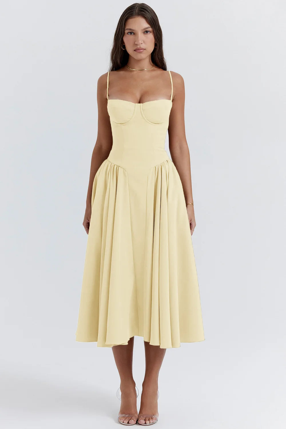 Zomerjurk met Sweetheart Halslijn – Elvira