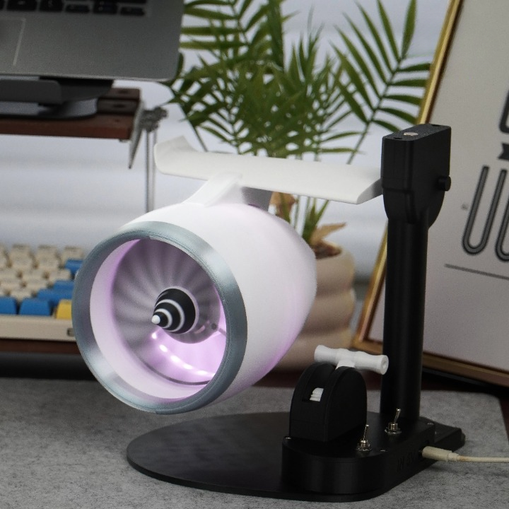 Turbojet ventilatorstype nevelbevochtiger met RGB-verlichting – AeroMist