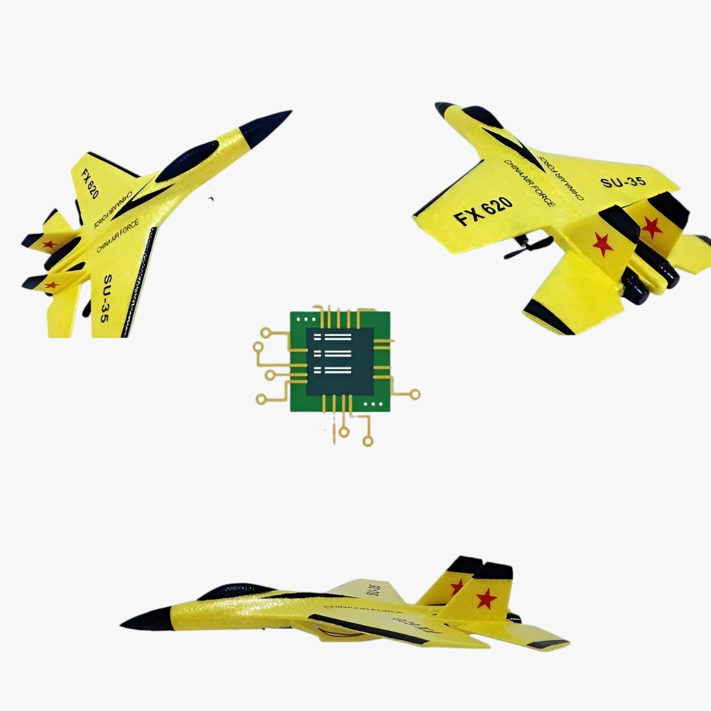 LED-zweefvliegtuig FalconAir – RC-vliegtuig met zwevend effect & afstandsbediening