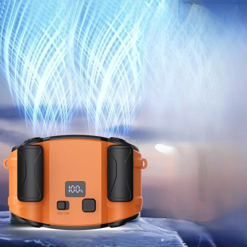 Buiten dubbele luchtuitlaat taille- & nekventilator met dubbele ventilatie – WindMate