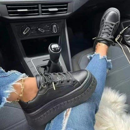 Stijlvolle Luxe Platform Dames Sneakers - Nina