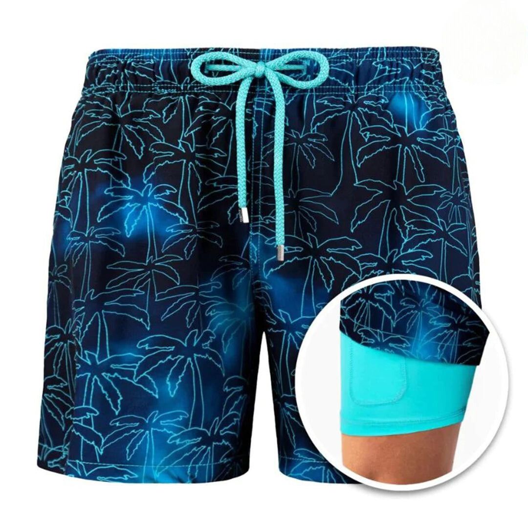 Trendy Heren Zwembroek met Print – Julien