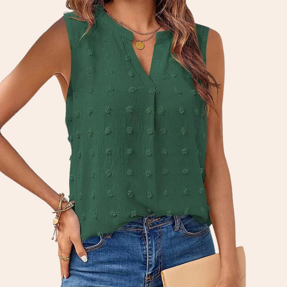 Mouwloze Luchtige Dames Blouse – Vera
